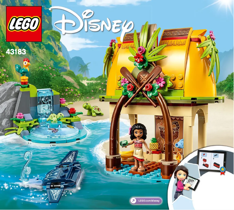Page 1 de la notice Manuel utilisateur Lego Disney 43183