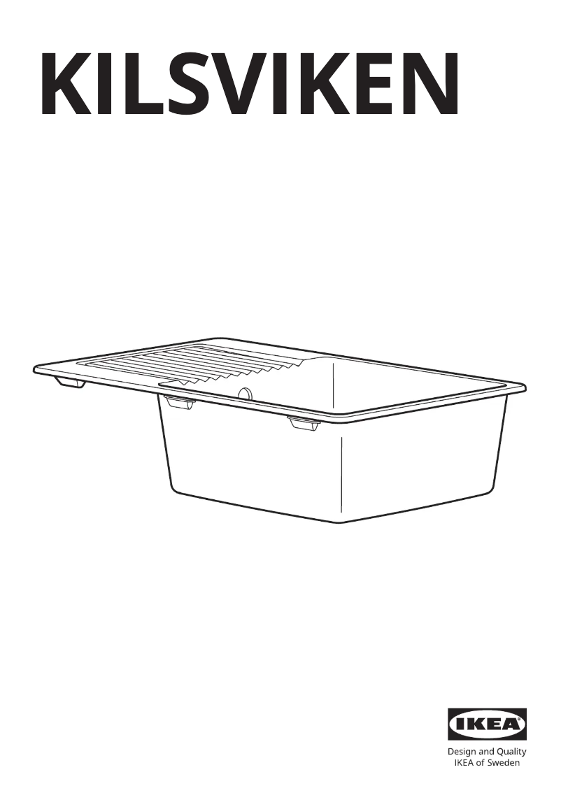 Image de la première page du manuel de l'appareil KILSVIKEN