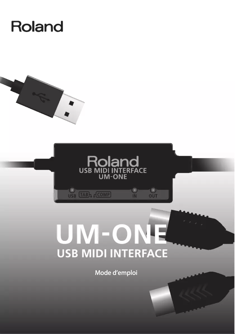 Page n°1 - Manuel utilisateur Roland UM-ONE mk2