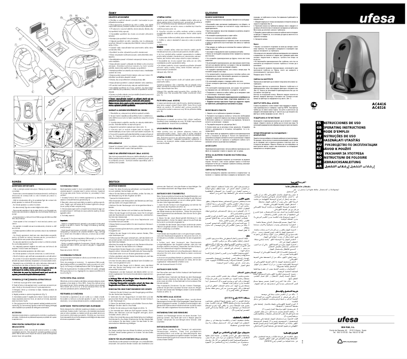Image de la première page du manuel de l'appareil AC4516