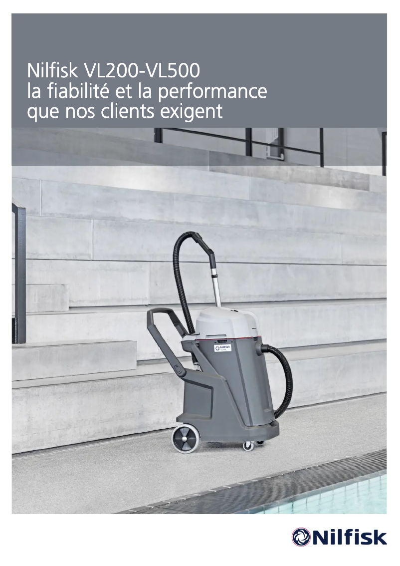 Página 1 del manual Folleto Nilfisk VL500