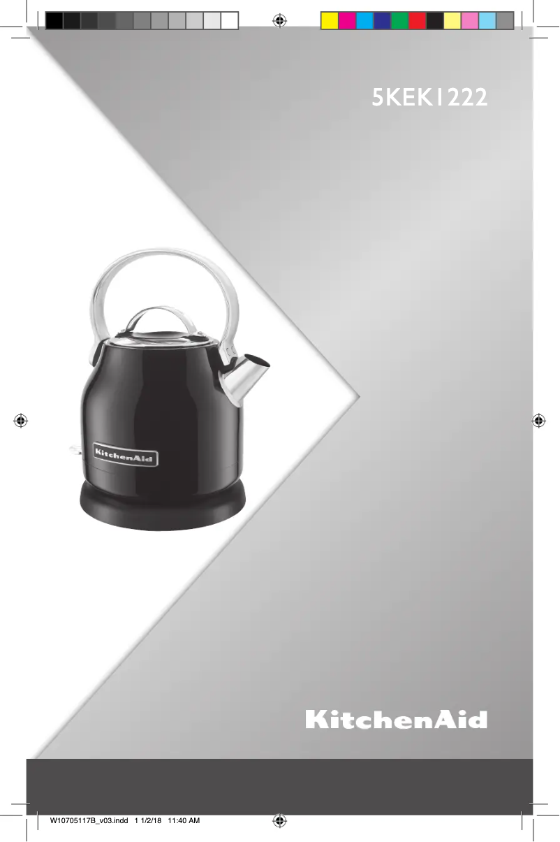 Página 1 del manual Manual de instrucciones KitchenAid 5KEK1222