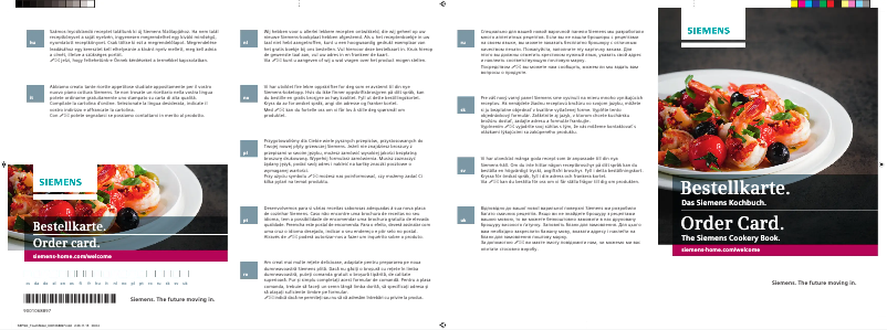 Page n°1 - Manuel utilisateur Siemens EX877FEG5X