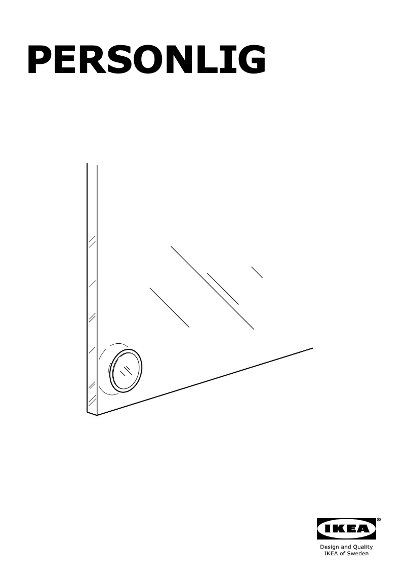 Page 1 de la notice Manuel utilisateur Ikea ISHULT