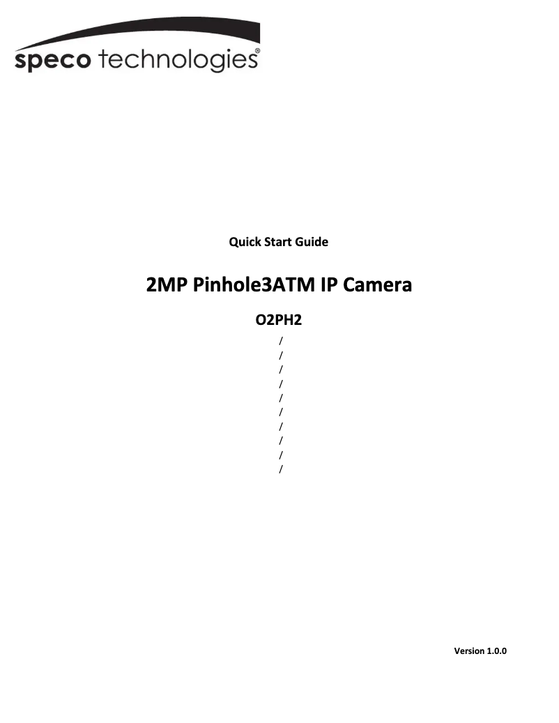 Image de la première page du manuel de l'appareil O2PH2