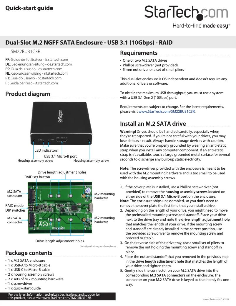 Image de la première page du manuel de l'appareil SM22BU31C3R