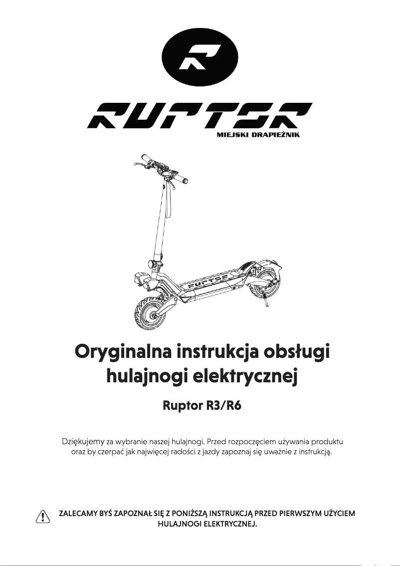 Página 1 del manual Manual de usuario Ruptor R3