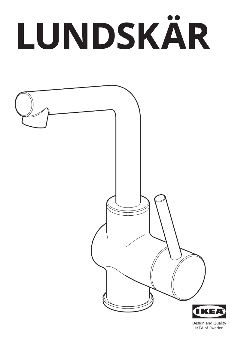 Image de la première page du manuel de l'appareil LUNDSKÄR 104.676.39