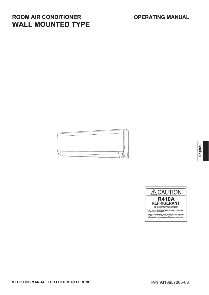 Image de la première page du manuel de l'appareil ASTG22LVCC