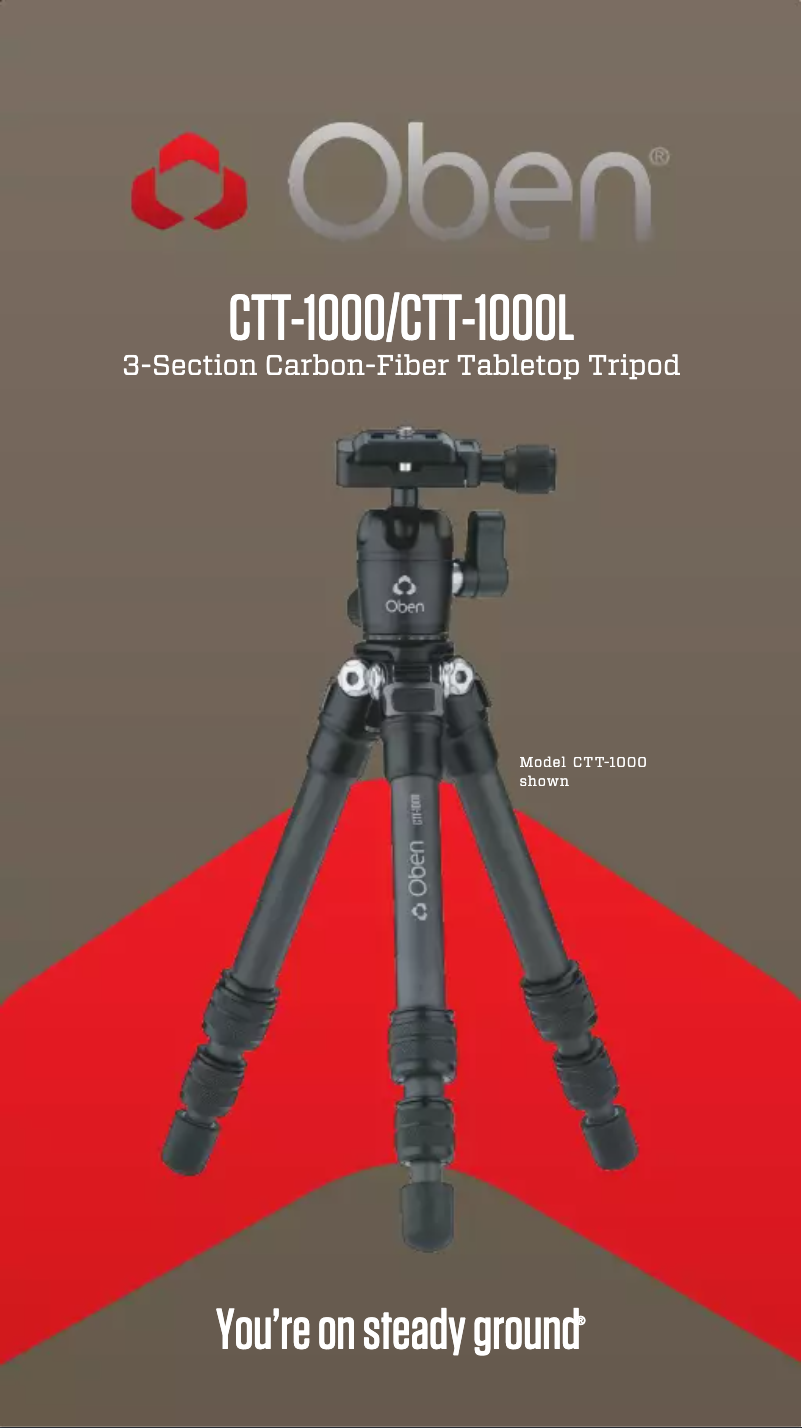 Page n°1 - Manuel utilisateur Oben CTT-1000L