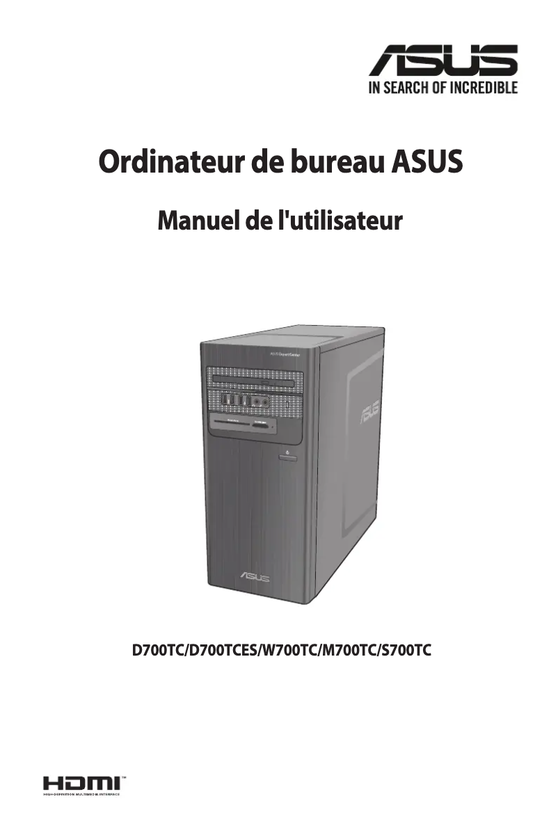 Page n°1 - Manuel utilisateur Asus S700TC