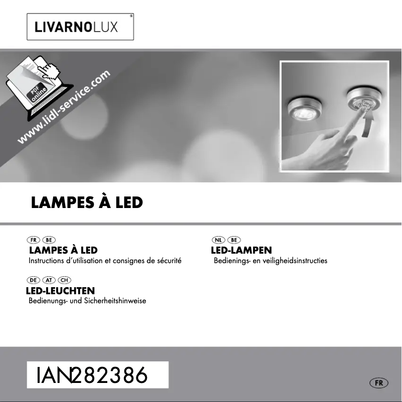 Página 1 del manual Manual de usuario Livarno Lux Z30896A