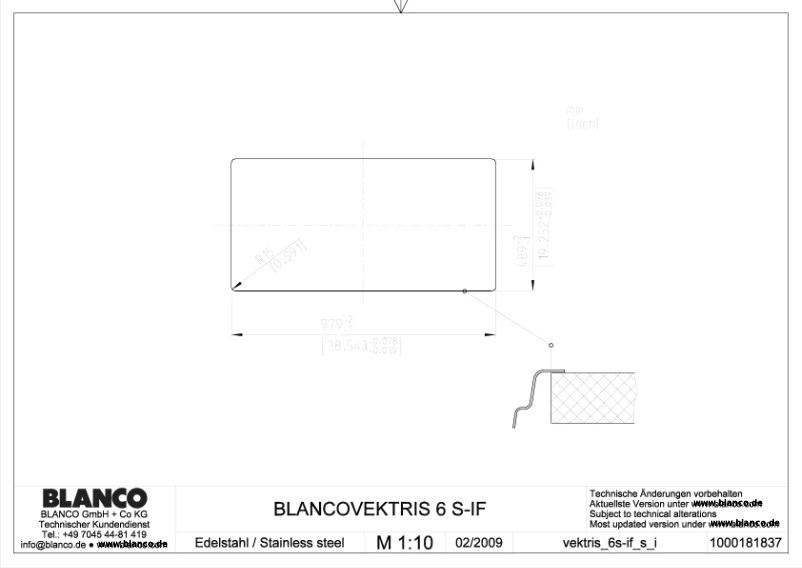 Image de la première page du manuel de l'appareil VEKTRIS 6 S-IF