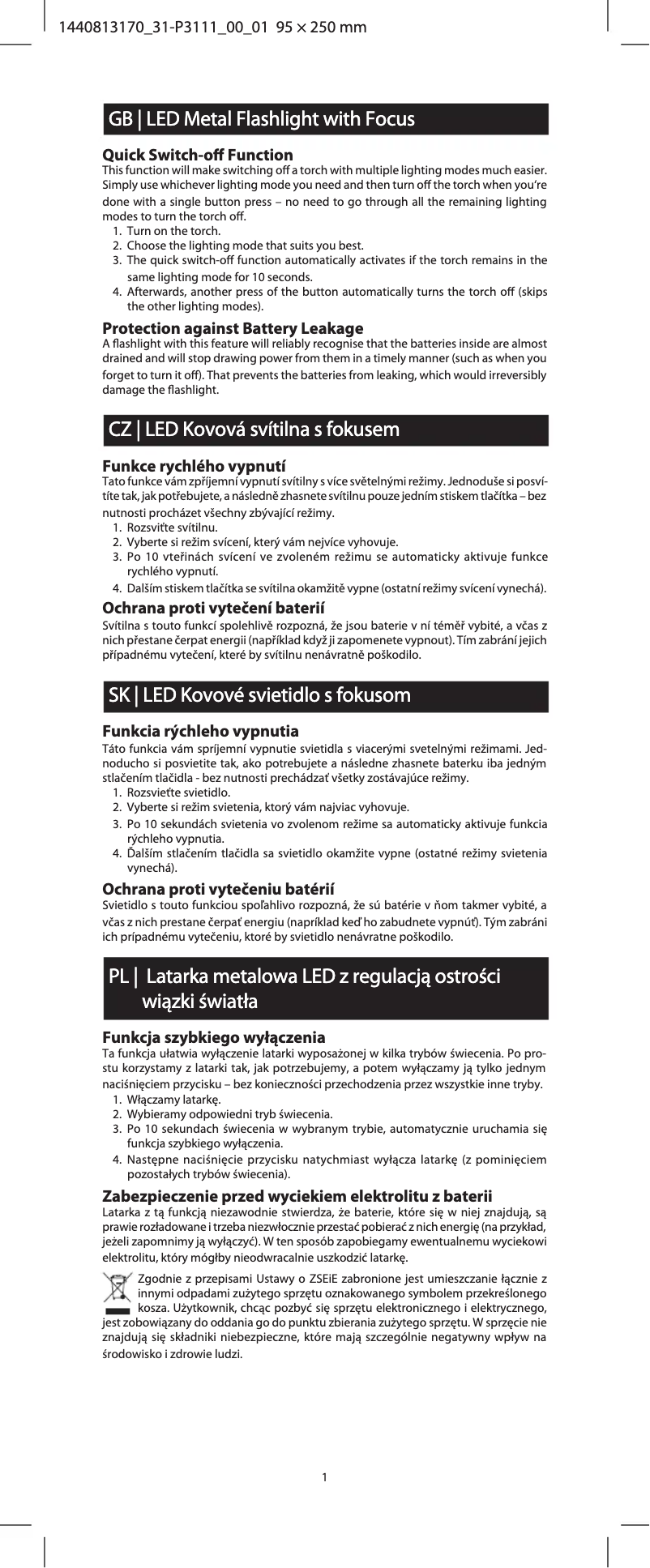 Página 1 del manual Manual de usuario Emos P3111