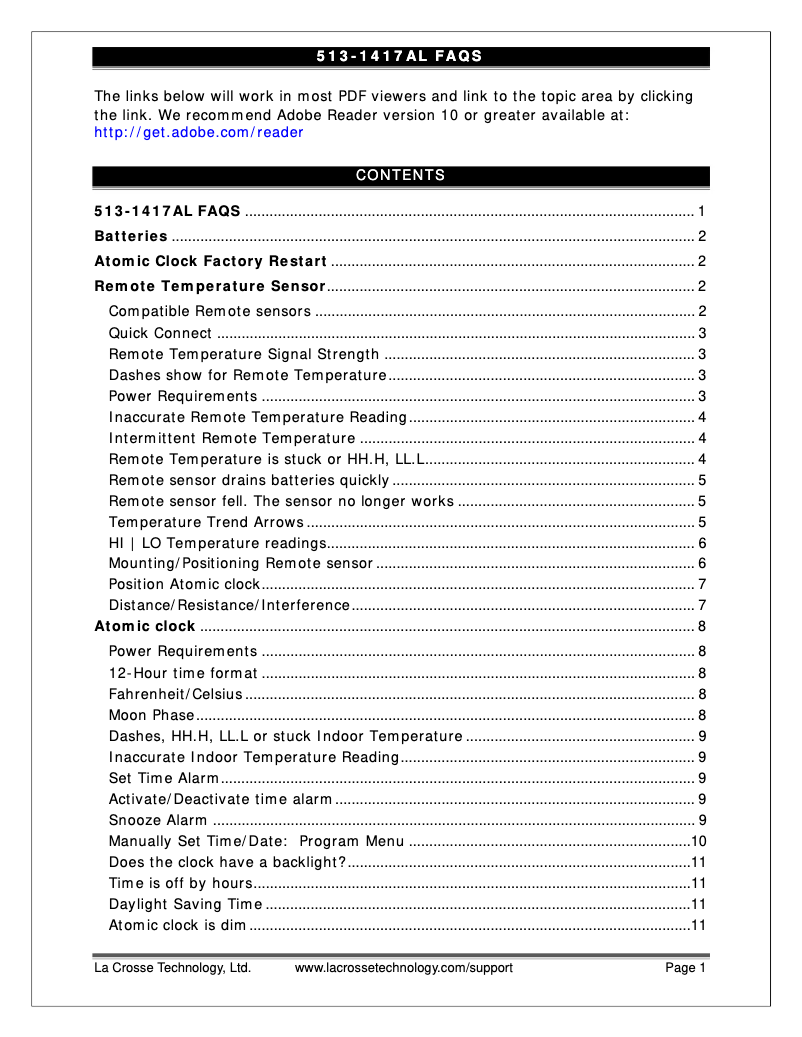 Image de la première page du manuel de l'appareil 513-1417AL