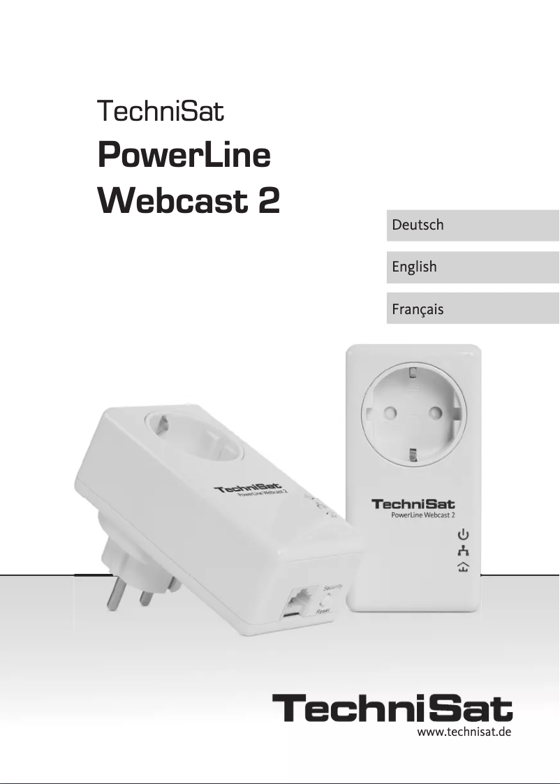 Page 1 de la notice Manuel utilisateur TechniSat PowerLine Webcast 2