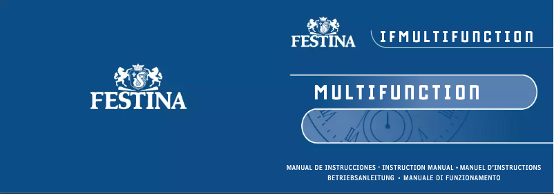 Page 1 de la notice Manuel utilisateur Festina Multifunction F16639