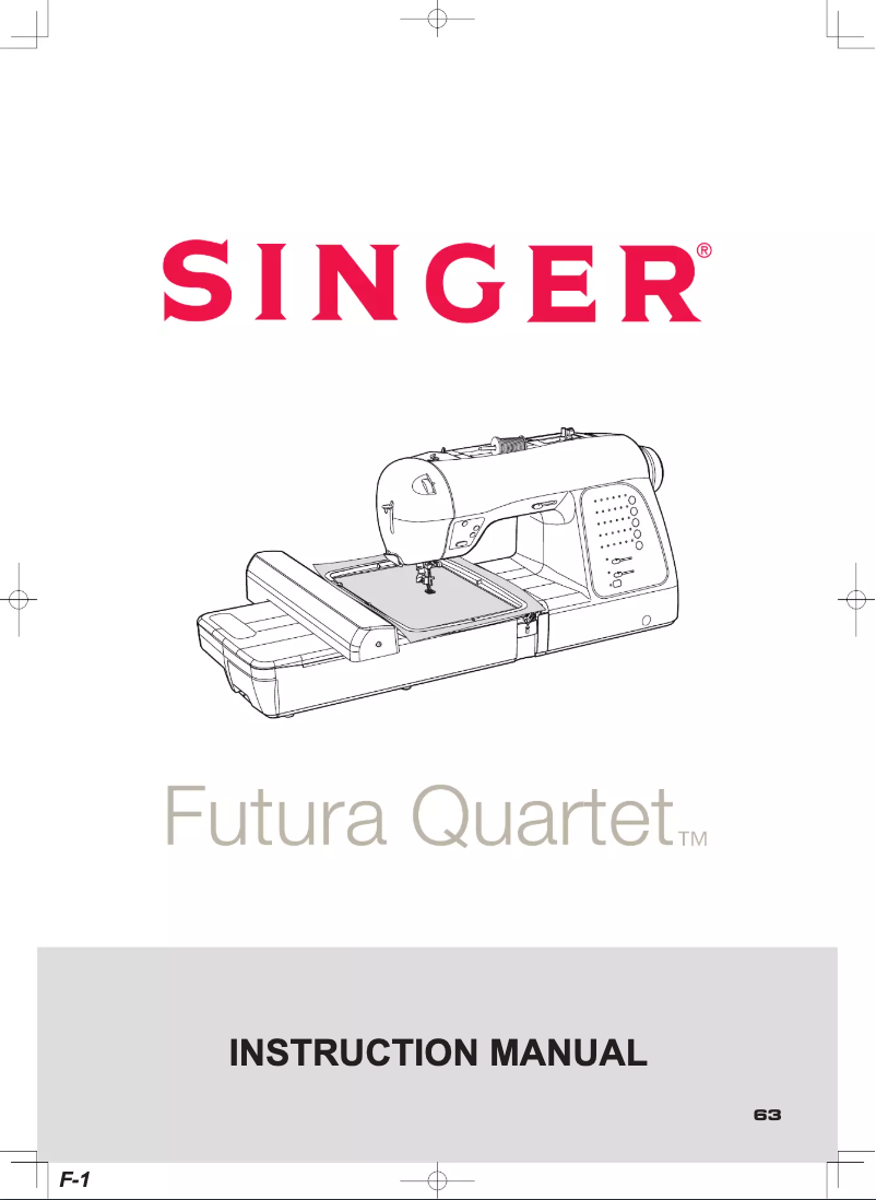 Image de la première page du manuel de l'appareil Futura Quartet SEQS-6000