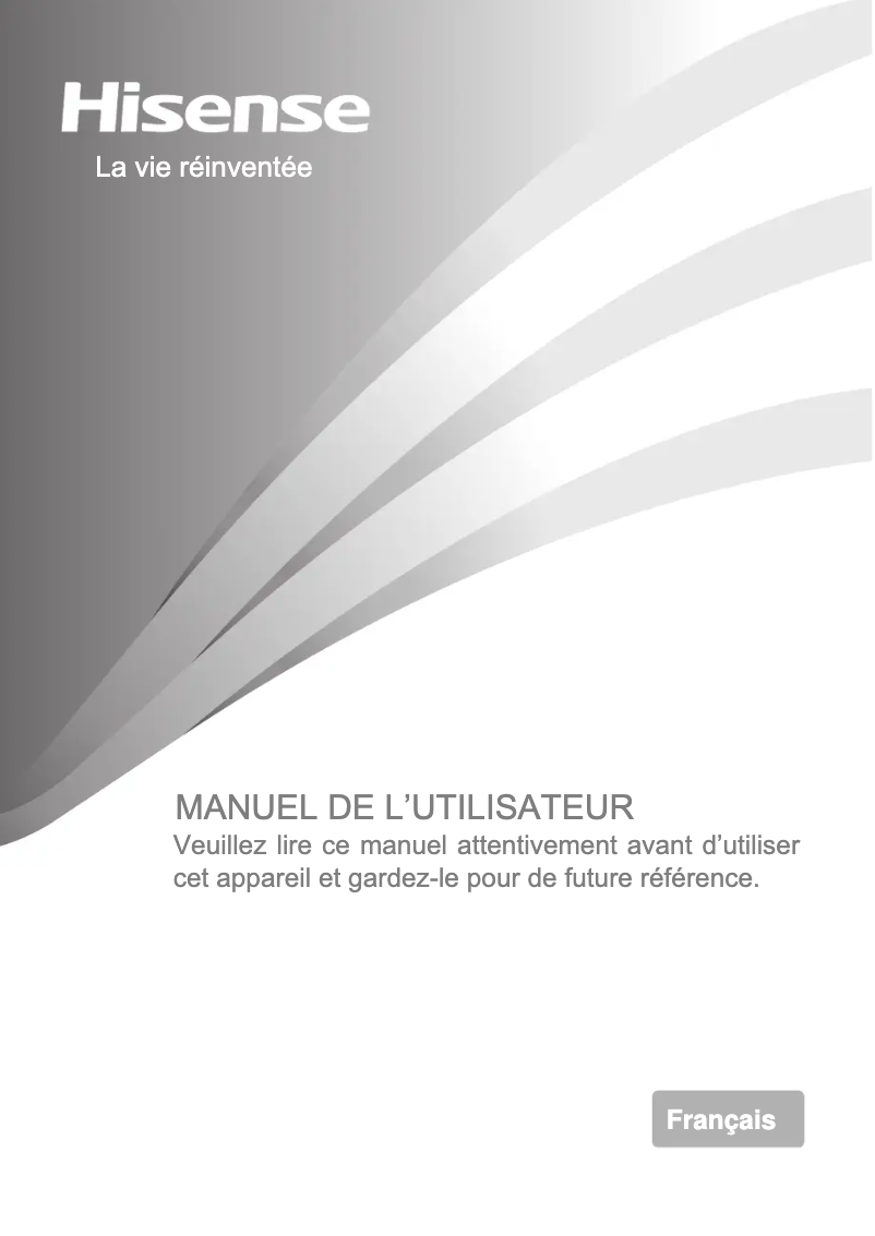 Page 1 de la notice Manuel utilisateur Hisense FF235I20C