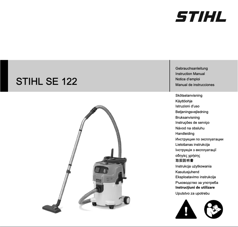 Page n°1 - Manuel utilisateur Stihl SE 122
