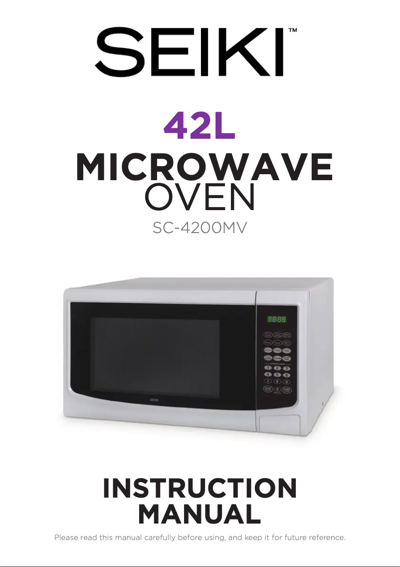 Image de la première page du manuel de l'appareil SC-4200MV