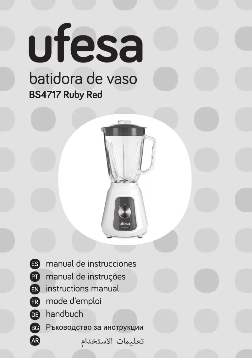 Page n°1 - Manuel utilisateur Ufesa Ruby Red BS4717