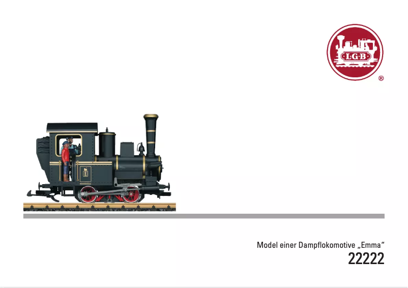 Page n°1 - Manuel utilisateur LGB 22222