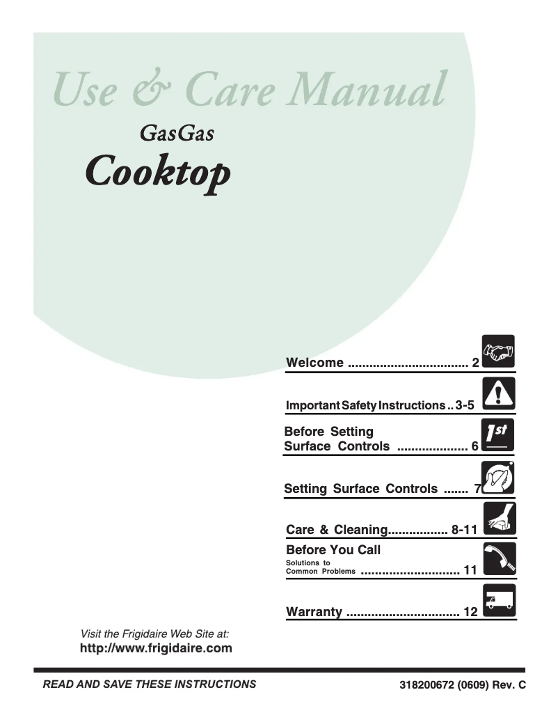 Página 1 del manual Manual de usuario Frigidaire GLGC30S8ES