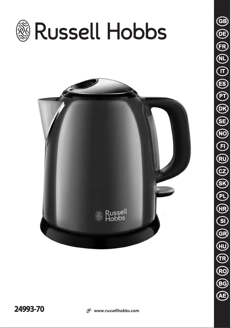 Page n°1 - Manuel utilisateur Russell Hobbs 24993-70