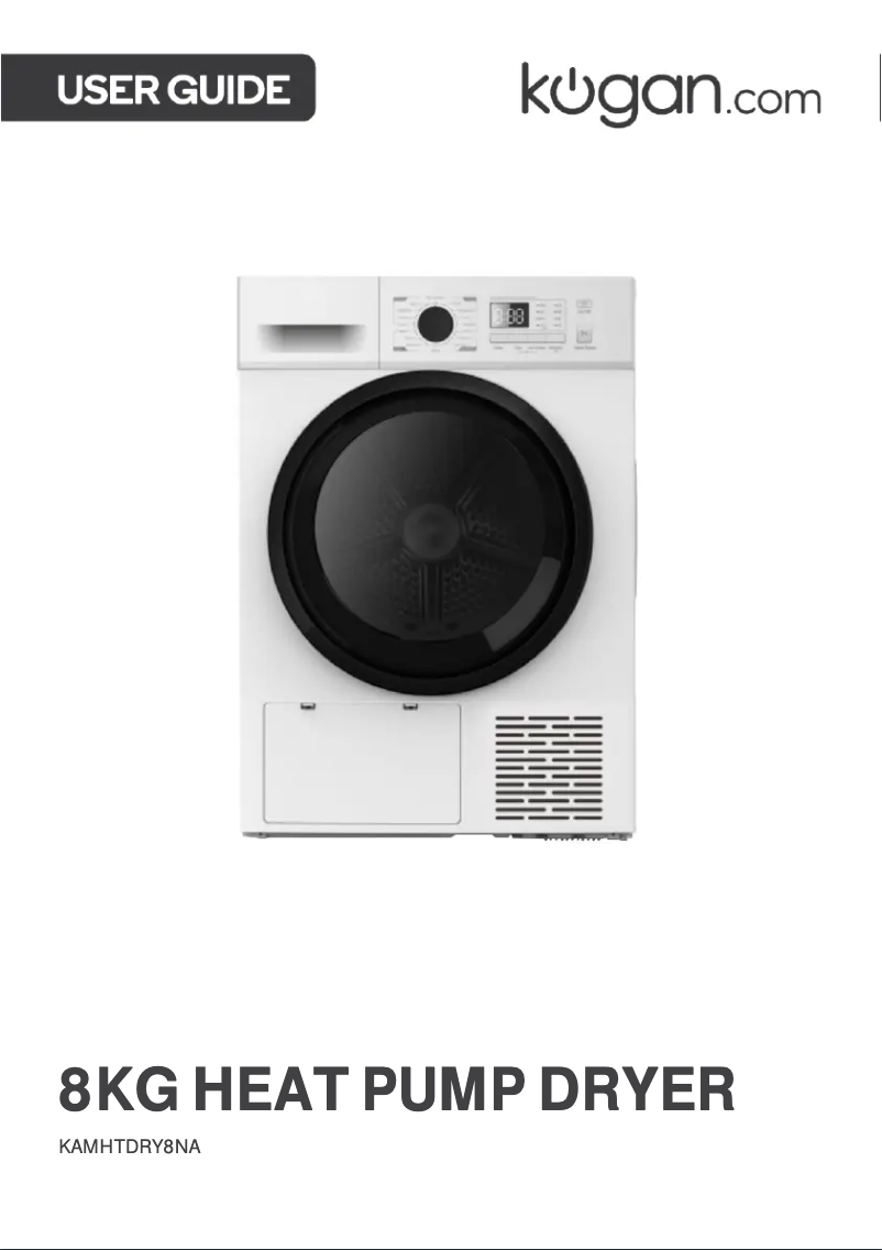 Page n°1 - Manuel utilisateur Kogan KAMHTDRY8NA