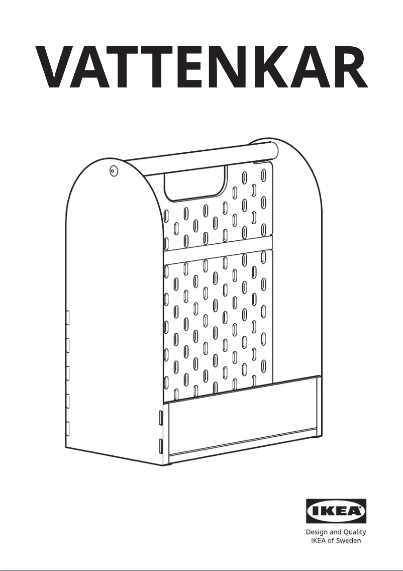 Image de la première page du manuel de l'appareil VATTENKAR 805.486.61