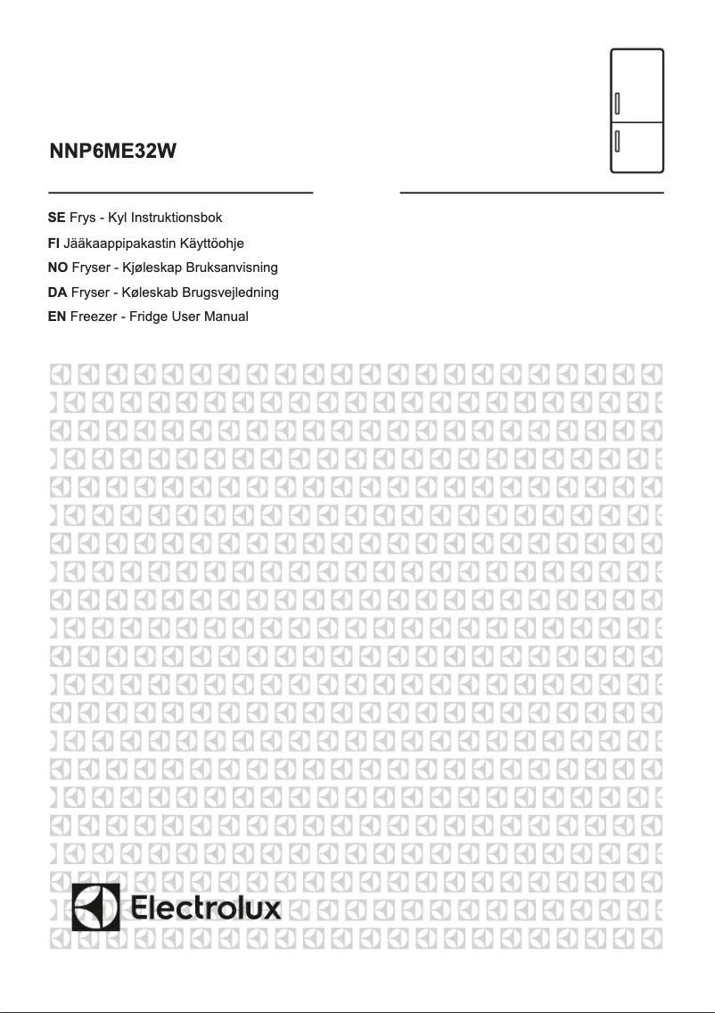 Page 1 de la notice Manuel utilisateur Electrolux NNP6ME32W