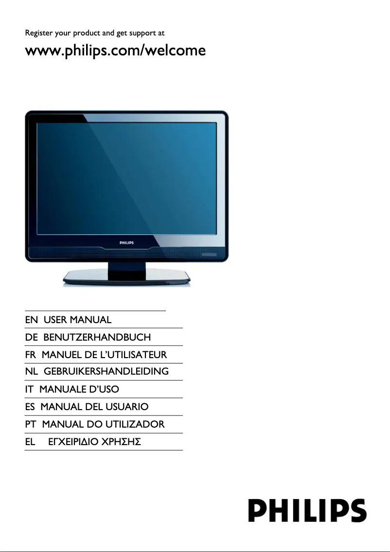 Page n°1 - Manuel utilisateur Philips 20PFL3403