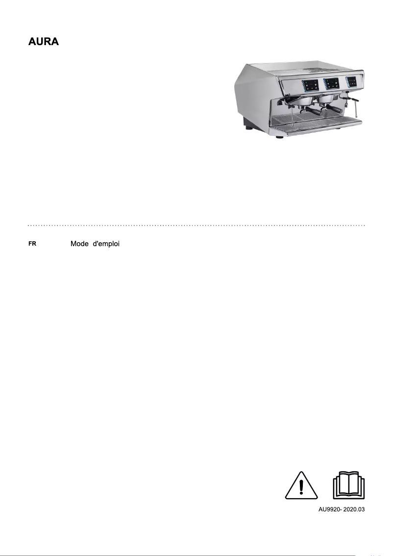 Page n°1 - Manuel utilisateur UNIC Aura 3