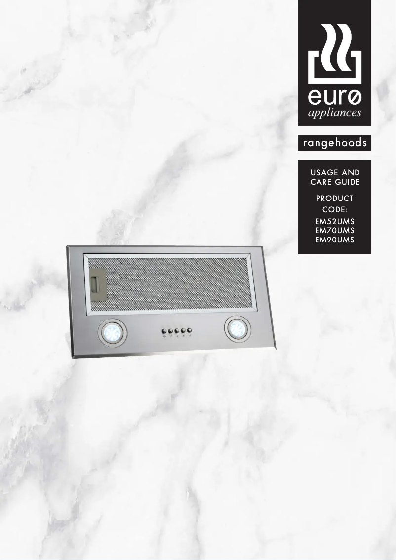 Page n°1 - Manuel utilisateur Euro Appliances EM70UMS