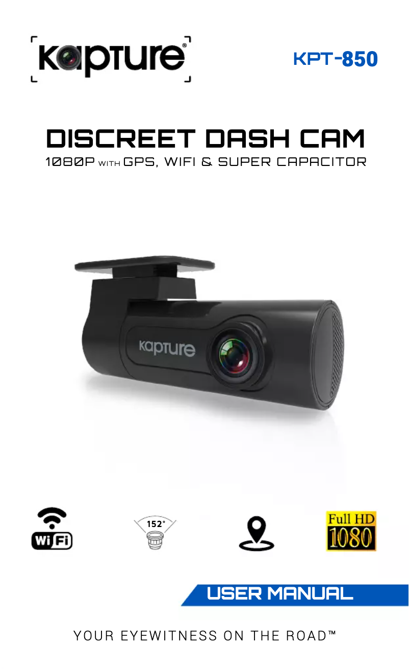 Page 1 de la notice Manuel utilisateur Kapture KPT-850