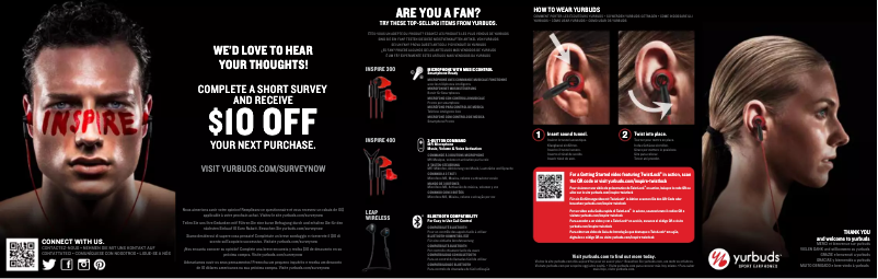 Image de la première page du manuel de l'appareil Inspire