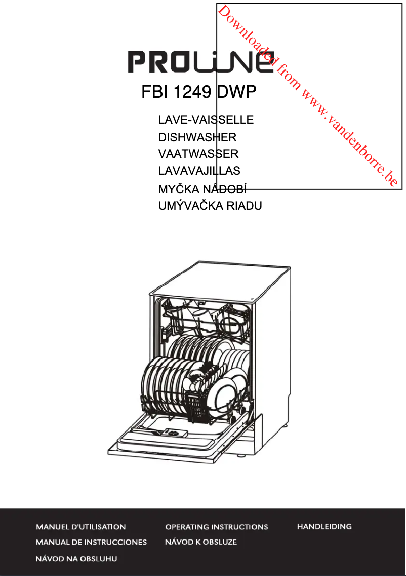 Image de la première page du manuel de l'appareil FBI1249