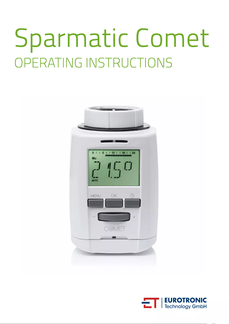 Image de la première page du manuel de l'appareil SPARmatic comet