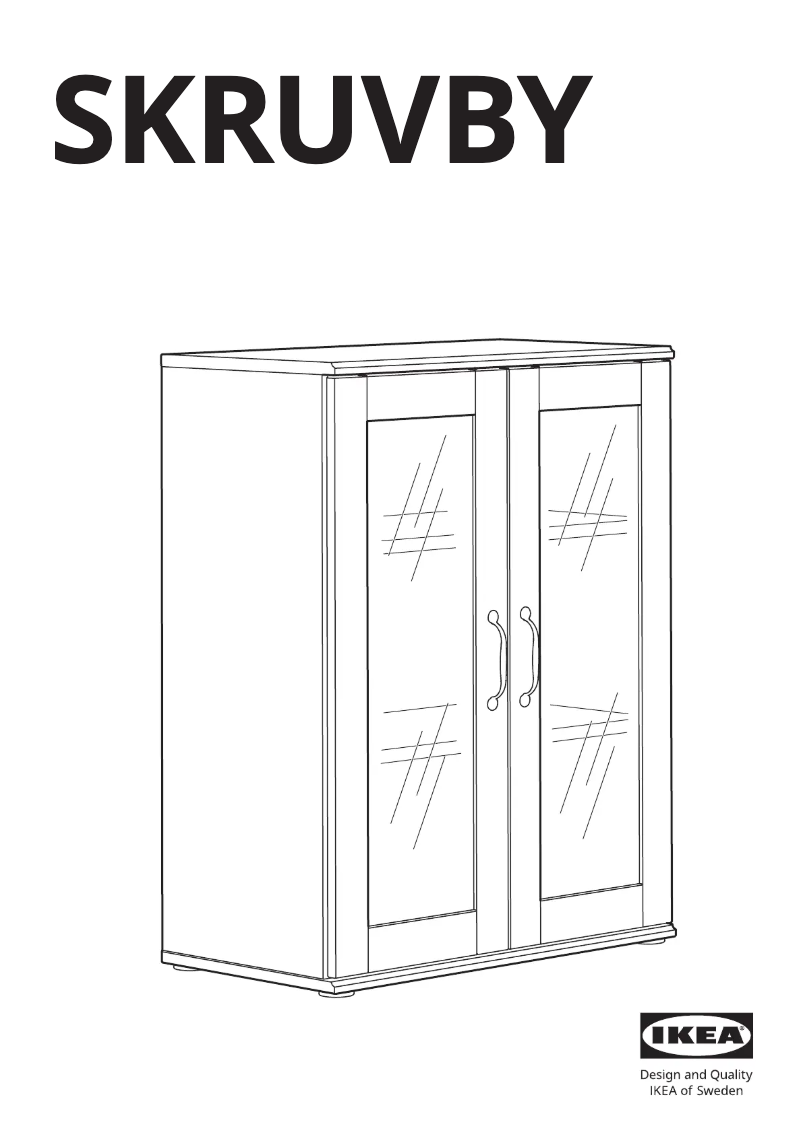 Página 1 del manual Manual de usuario Ikea SKRUVBY 705.203.61