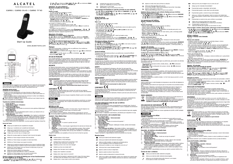 Page 1 de la notice Manuel utilisateur Mio C250