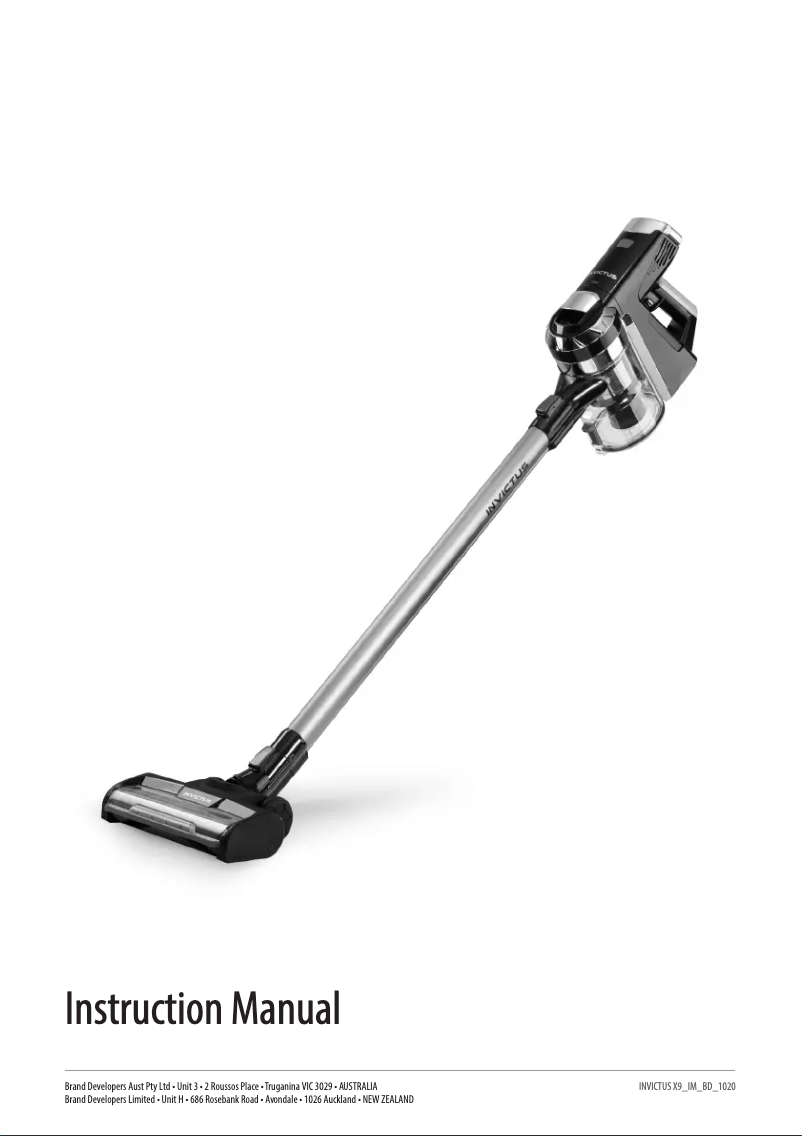 Image de la première page du manuel de l'appareil X9