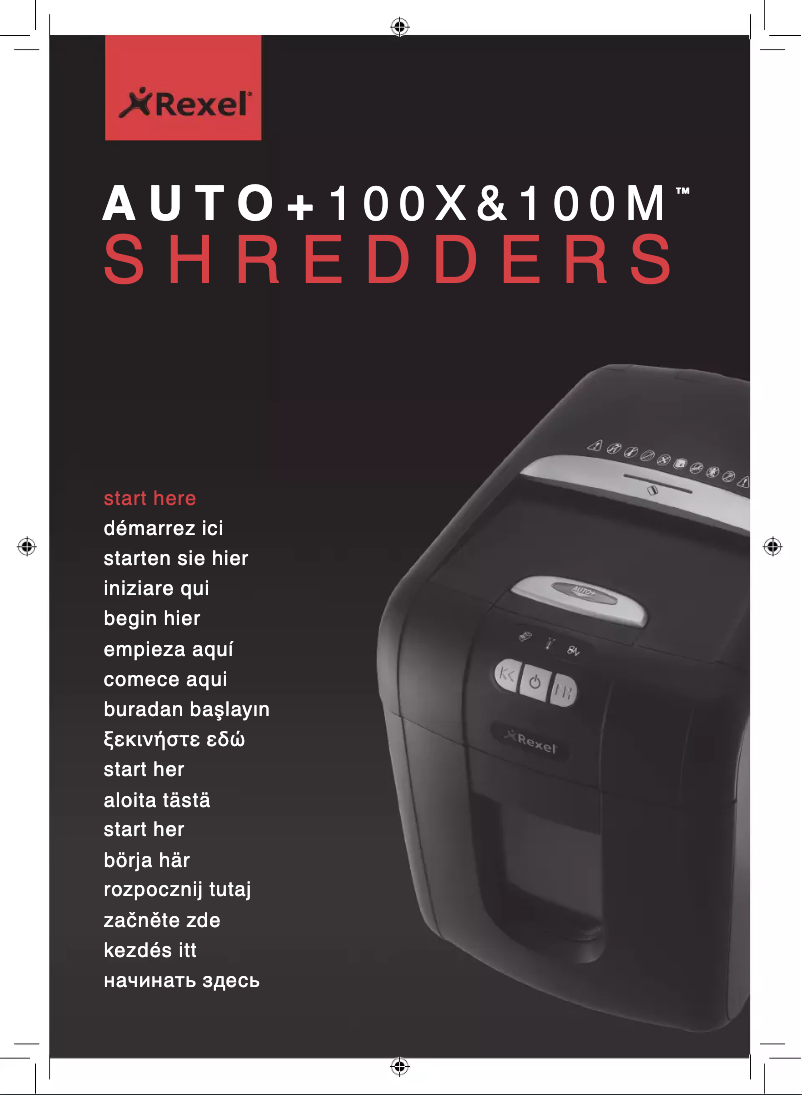 Page 1 de la notice Manuel utilisateur Rexel 2102559CHA