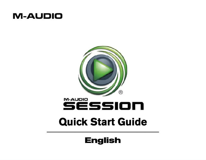 Page n°1 - Manuel utilisateur M-Audio Session