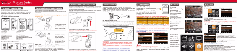 Image de la première page du manuel de l'appareil Marcus 3