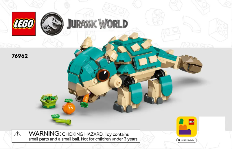 Page 1 de la notice Manuel utilisateur Lego Jurassic World 76962