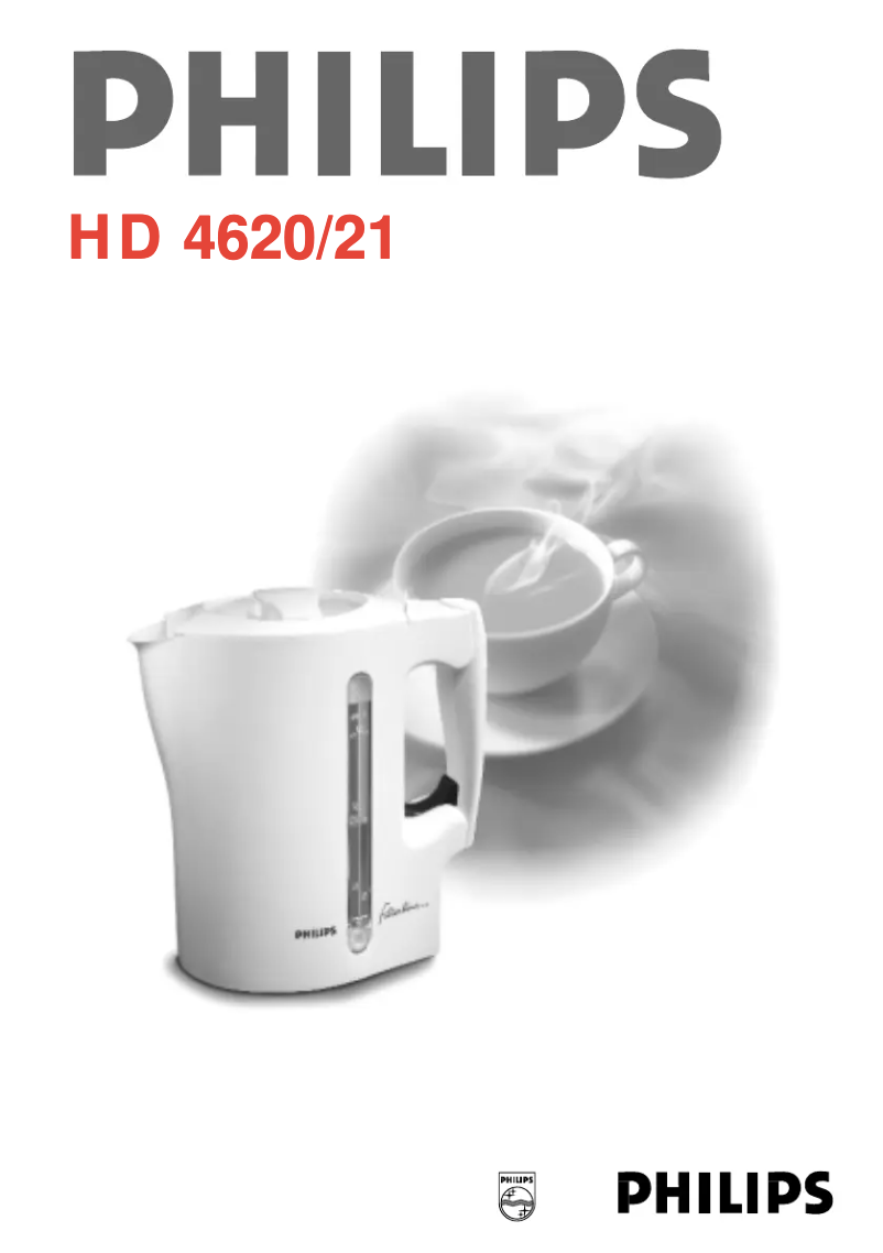 Page 1 de la notice Manuel utilisateur Philips HD4620