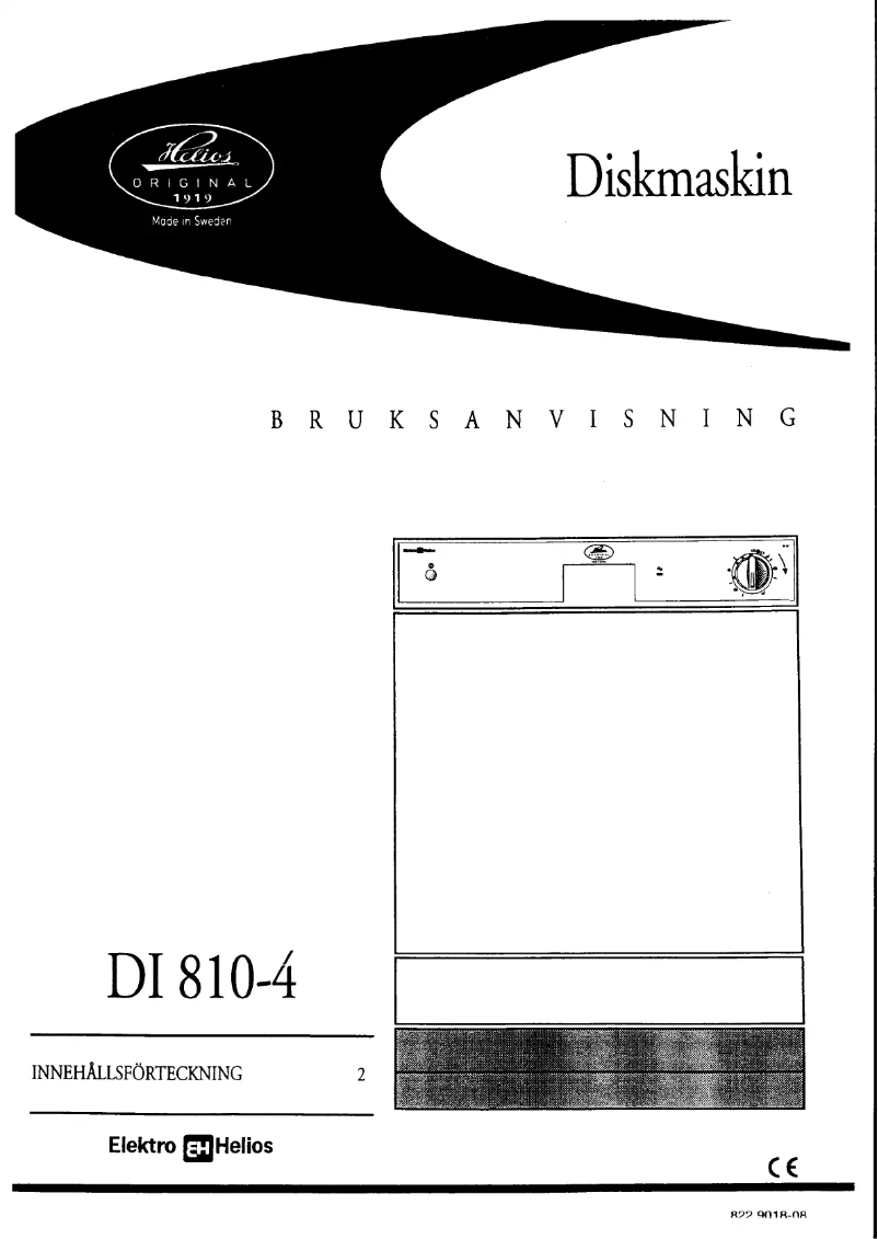 Image de la première page du manuel de l'appareil DI810-4
