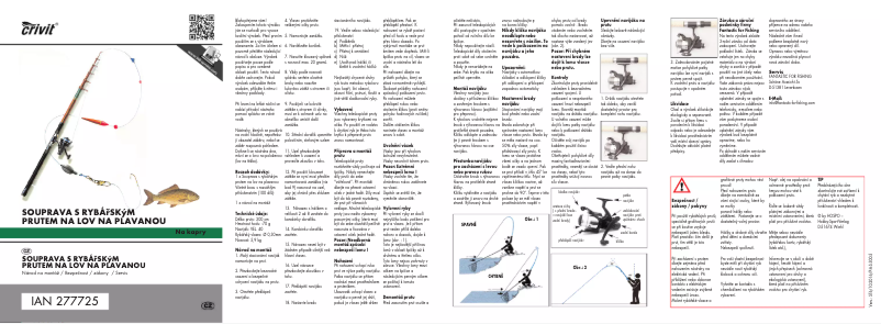 Page 1 de la notice Manuel utilisateur Crivit IAN 277725