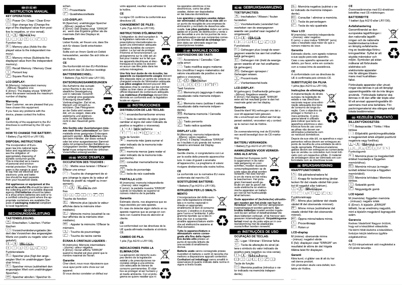 Image de la première page du manuel de l'appareil LCD-823